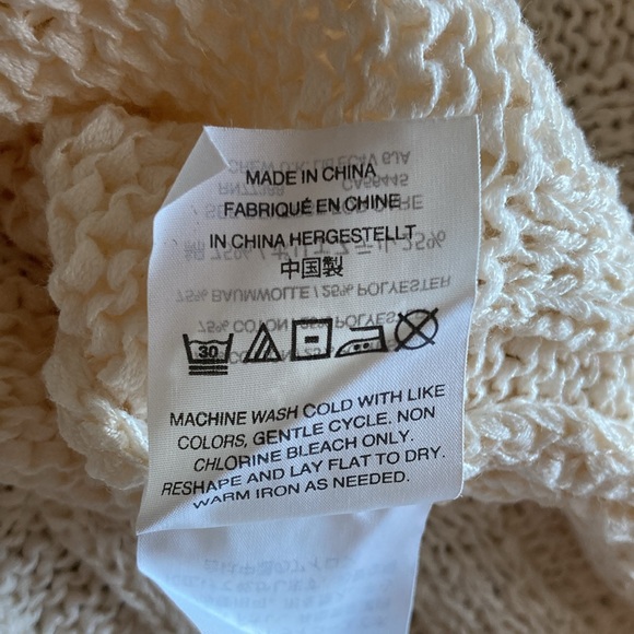 J. CREW Cream Knit Sweater Sz: XXS - Fits like a Small - Picture 9 of 9